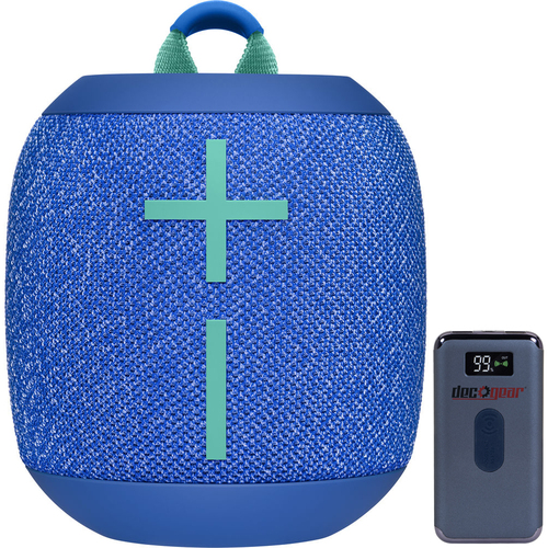 Ultimate Ears WONDERBOOM 2 Portable Waterproof Bluetooth Speaker Blue+Power Bank