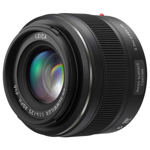 Panasonic Lumix G 25mm F1.4 ASPH Leica DG Summilux Lens, Mirrorless Micro 4/3 (H-XA025)