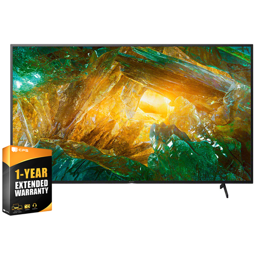 Sony 65` X800H 4K Ultra HD LED Smart TV 2020 Model + 1 Year Extended Warranty