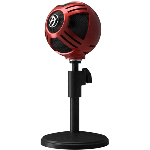Arozzi Sfera USB Streaming Microphone - Red