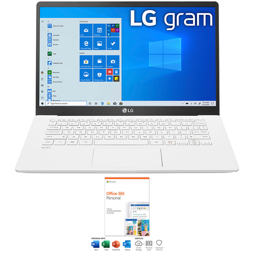 LG Gram 14` Intel i5-1035G7 8GB/256GB SSD Ultra-Slim Laptop + Office 365