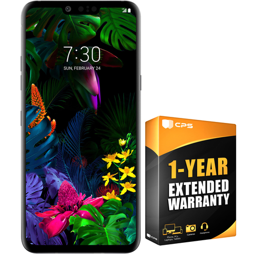 LG G8 ThinQ 128GB Smartphone Unlocked Black with 1 Year Extended Warranty