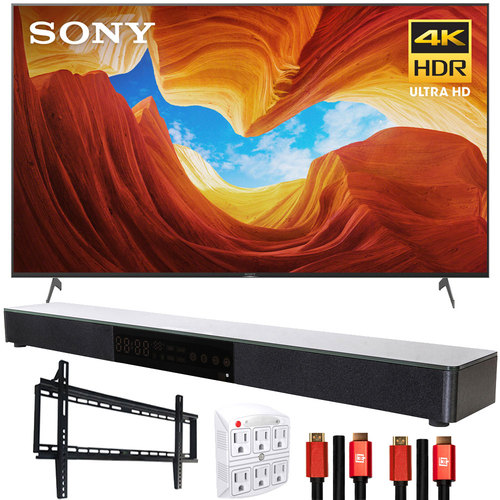 Sony XBR55X900H 55` X900H 4K Ultra HD LED TV (2020) with Deco Gear Soundbar Bundle
