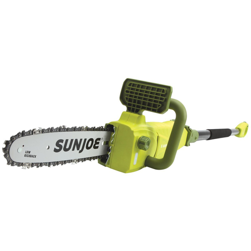 SWJ807E 10 inch 8.0 Amp Electric Convertible Pole + Chain Saw Green-REFURBISHED