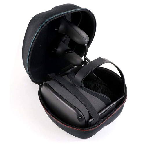 Compact All-In-One Hard Carrying Case for Oculus Quest 2 VR Headset, Controllers