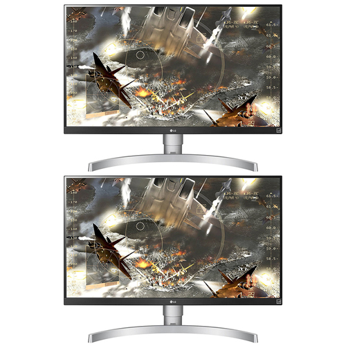 LG 27` 4K HDR IPS Monitor 3840 x 2160 16:9 2 Pack