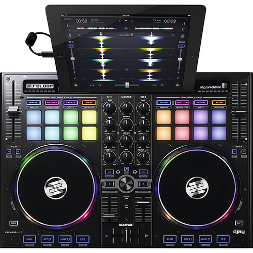 Reloop Beatpad-2 Cross Platform DJ Controller for iPad, Android and Mac - Open Box