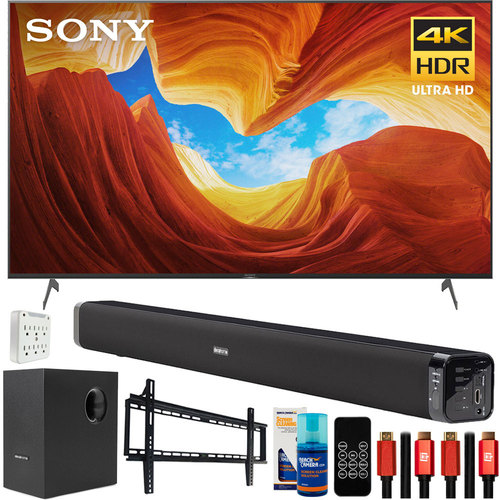 Sony XBR55X900H 55` X900H 4K UHD LED TV (2020) with Deco Gear Home Theater Bundle
