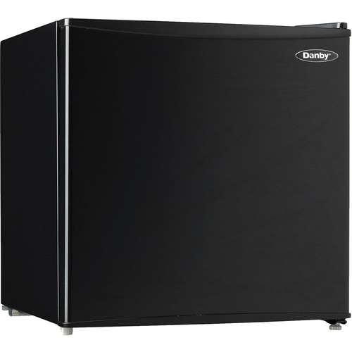 Danby 1.6 Cu. Ft. Compact Refrigerator in Black - DCR016C1BDB - Open Box