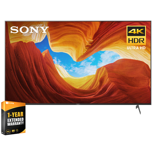 Sony 65` X900H 4K UHD Full Array LED Smart TV 2020 Model + Extended Warranty