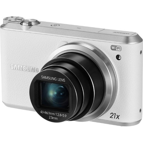 Samsung WB350 16.3MP 21x Opt Zoom Smart Camera - White - OPEN BOX