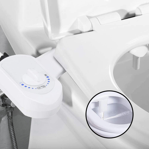 Non-Electric Single Nozzle Toilet Seat Bidet for Standard 15/16