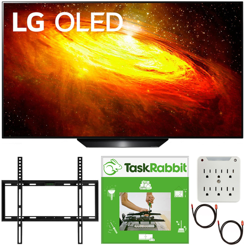 LG 65` BX 4K Smart OLED TV 2020 Model + TaskRabbit Installation Bundle
