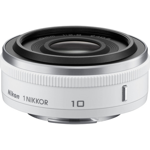 Nikon 1 NIKKOR 10mm f/2.8 Lens White - Factory Refurbished