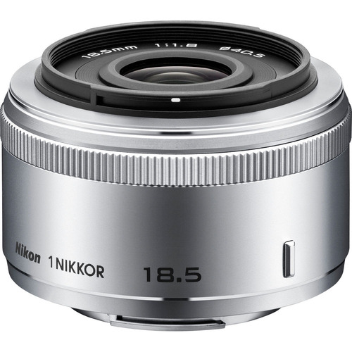 Nikon 1 NIKKOR 18.5mm f/1.8 (Silver) (3325) (Certified Refurbished)