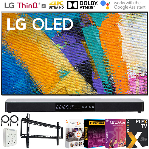LG 55` GX 4K Smart OLED TV with AI ThinQ 2020 Model with Soundbar Bundle