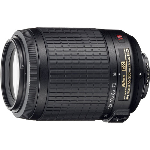 Nikon AF-S DX VR Zoom-Nikkor 55-200mm f/4-5.6G IF-ED Lens - Refurbished