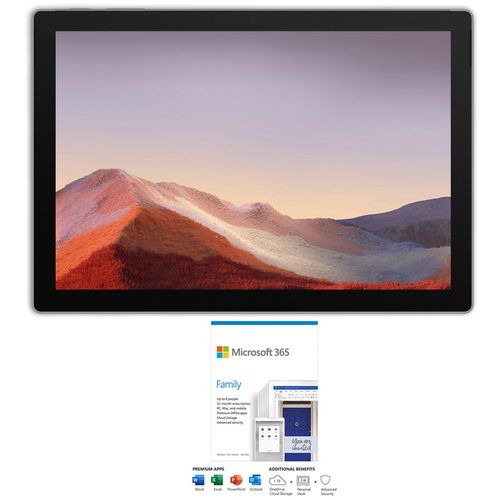 Microsoft Surface Pro 7 12.3` Touch Intel i5-1035G4 8/128GB Platinum+365 Family