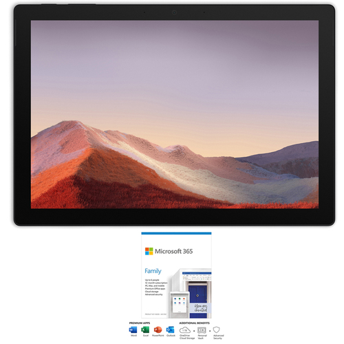 Microsoft Surface Pro 7 12.3` Touch Intel i7-1065G7 16GB/256GB Black+365 Family