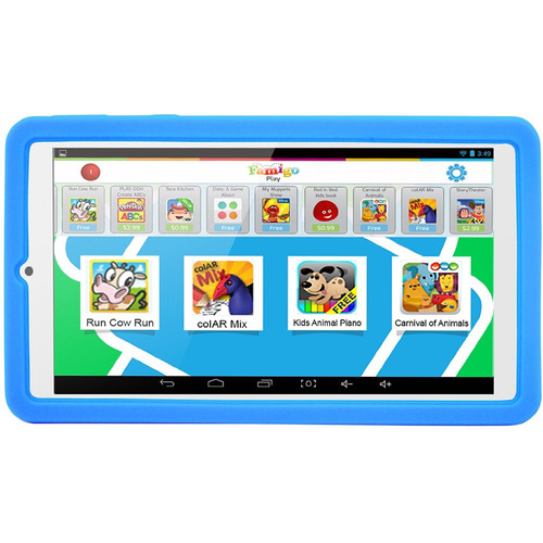 Jazz PadPal 7 inch Dual Core Family Android Tablet in Blue