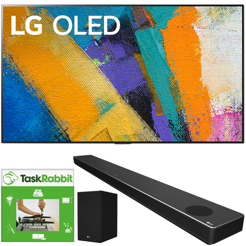 LG 55` GX 4K Smart OLED TV w/ AI ThinQ (2020 Model) + LG SN10YG Soundbar Bundle
