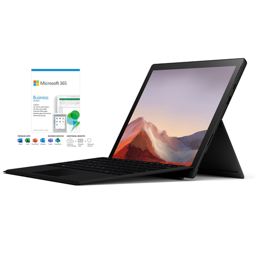 Microsoft Surface Pro 7 12.3` Intel i5-1035G4 8GB/256GB Black + 365 Business