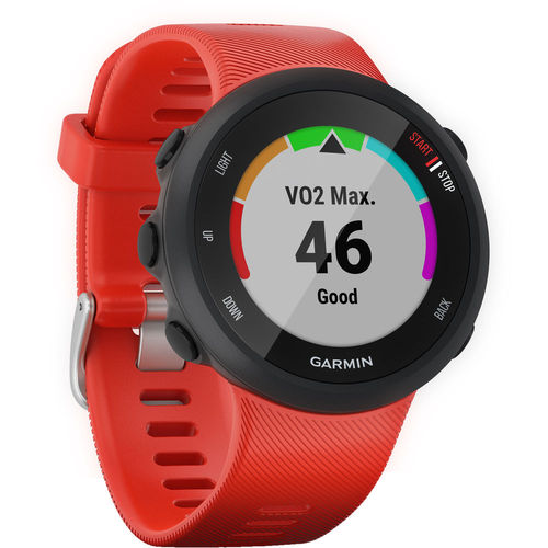 Garmin Forerunner 45 GPS Heart Rate Monitor Running Smartwatch (Lava Red) - Renewed