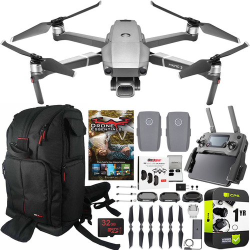 DJI Mavic 2 Pro Drone with Hasselblad Camera Essential 2 Battery Backpack Bundle