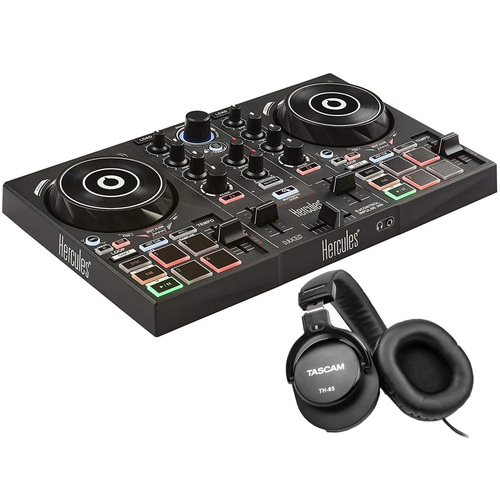 Hercules DJControl Inpulse 200 2-Channel DJ Controller for DJUCED + Headphones