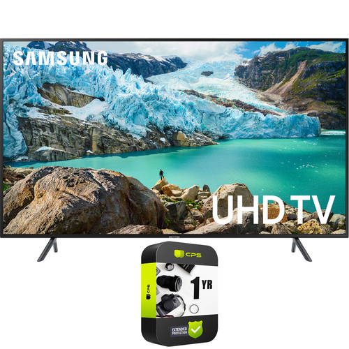 Samsung UN50RU710D 50` RU7100 LED Smart 4K UHD TV (2019) Renewed +1 Year Protection Plan