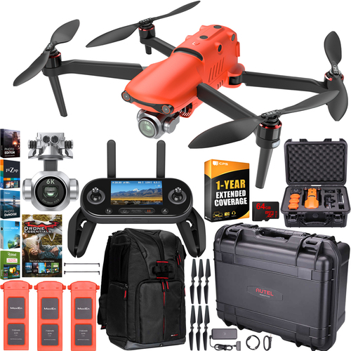 Autel Robotics EVO 2 Pro II Drone Quadcopter 6K Rugged Combo Extra Battery Extended Warranty