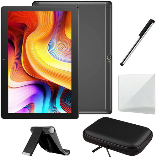 Dragon Touch NotePad K10 10.1` Android Tablet with Deco Gear Stand, Case and Stylus Bundle