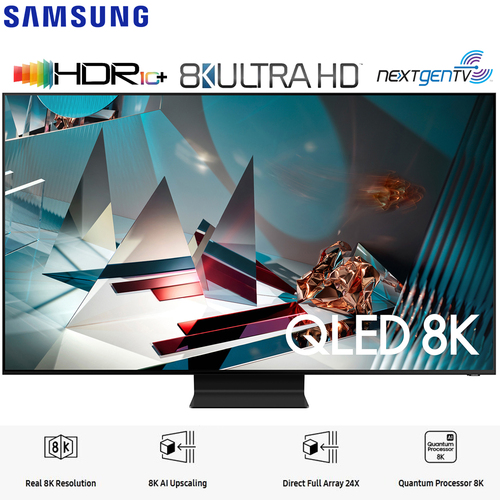 Samsung QN65Q800TA 65` Q800T QLED 8K UHD HDR Smart TV (2020 Model) - (Renewed)