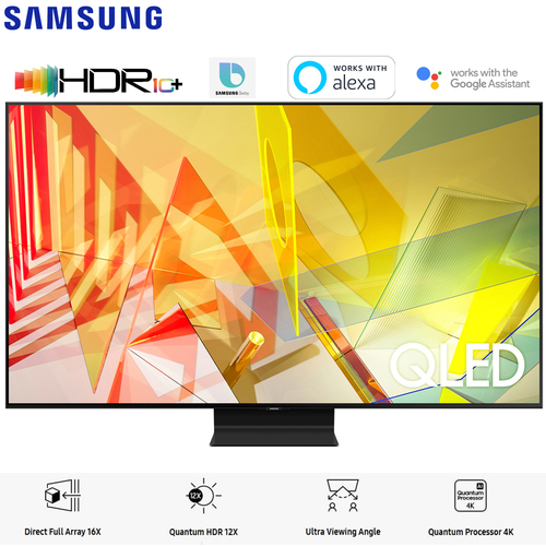 Samsung QN75Q90TA 75` Q90T QLED 4K UHD HDR Smart TV (2020 Model) - (Renewed)