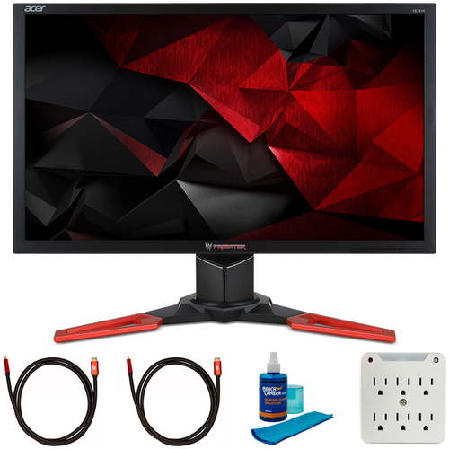 Acer Predator Bmipr 24` Full HD NVIDIA G-Sync Gaming Monitor + Cleaning Bundle