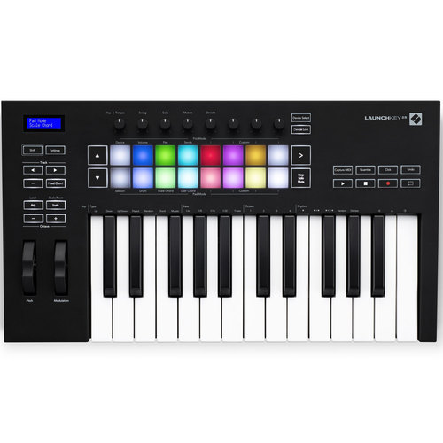 Novation Launchkey 25 USB Keyboard Controller for Ableton Live, 25-Note (MK3 Version)
