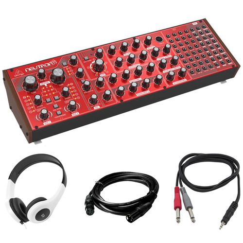 Behringer Paraphonic Analog and Semi-Modular Synthesizer with Headphones Bundle