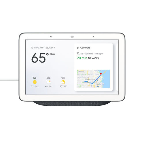 Google Nest Hub with Google Assistant (GA00515-US) - Charcoal