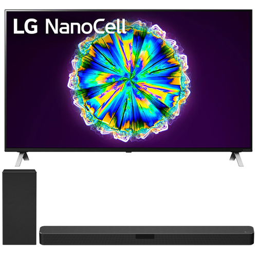 LG 49` 4K Smart UHD NanoCell TV AI ThinQ (2020) + LG SN5Y Sound Bar Bundle
