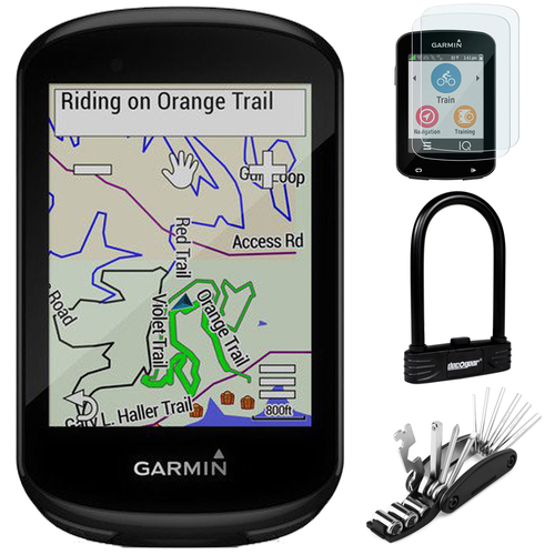 Garmin Edge 830 GPS Cycling Computer with Tempered Glass, U-Lock and Tool Kit