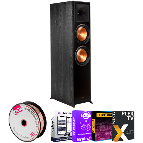 Klipsch RP-8000F Reference Premier 8` 2-Way Speaker, Single (Ebony) w/ Software Bundle