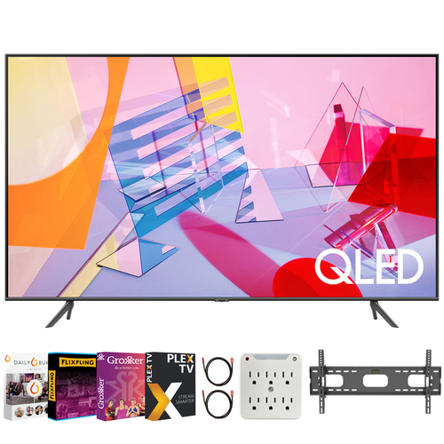 Samsung QN58Q60TA 58` Class Q60T QLED 4K UHD HDR Smart TV (2020) +Movies Streaming Pack