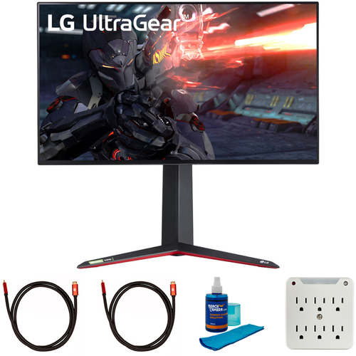 LG 27` UltraGear 4K UHD Nano IPS 1ms 144Hz G-Sync Gaming Monitor+Cleaning Bundle