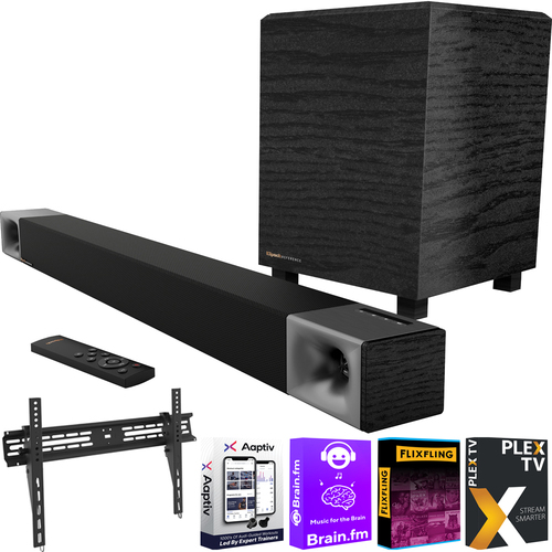 Klipsch Cinema 1200 NA + Wall Mount and Audio Essentials Bundle 2020