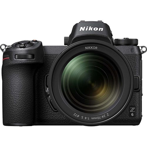 Nikon Z6 24.5MP FX-format 4K Mirrorless Camera w/ NIKKOR Z 24-70mm f/4 S Len (Renewed)
