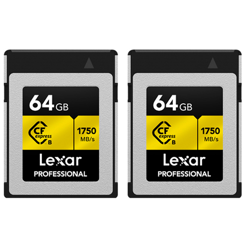 Lexar Professional CFexpress Type B 64 GB Memory Card 2 Pack