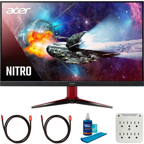 Acer VG271 Pbmiipx Nitro 27` FHD IPS Monitor with Freesync with Cleaning Bundle