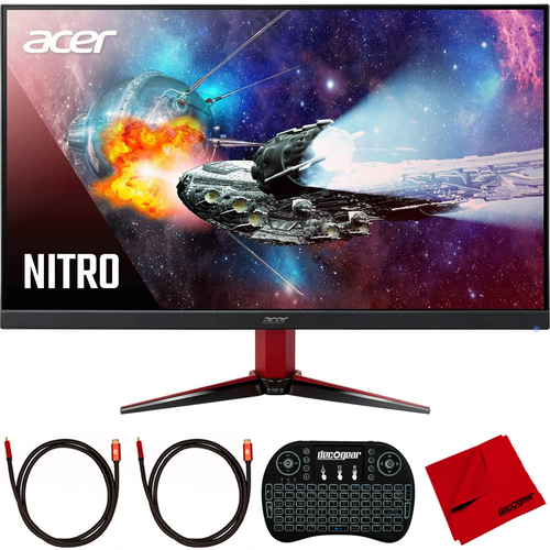 Acer VG271 Pbmiipx Nitro 27` FHD IPS Monitor with Freesync with Keyboard Bundle