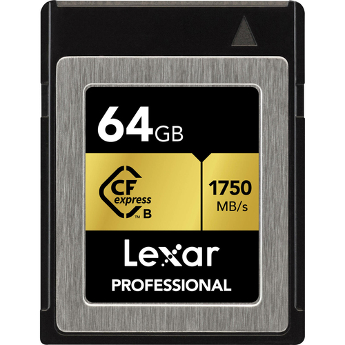 Lexar 64GB Professional CFexpress Type B Memory Card LCFX10-64GCRBNA