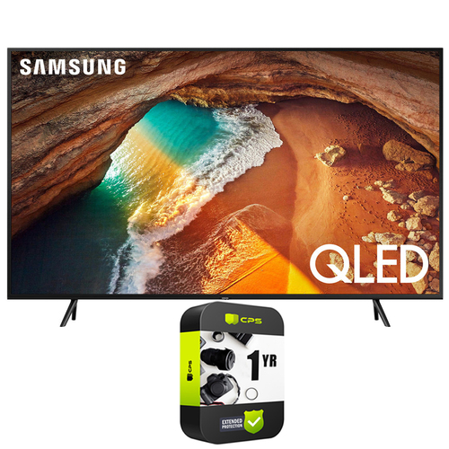 Samsung QN65Q60RA 65` Q60 QLED Smart 4K UHD TV (2019 Model) (Renewed) + Protection Plan